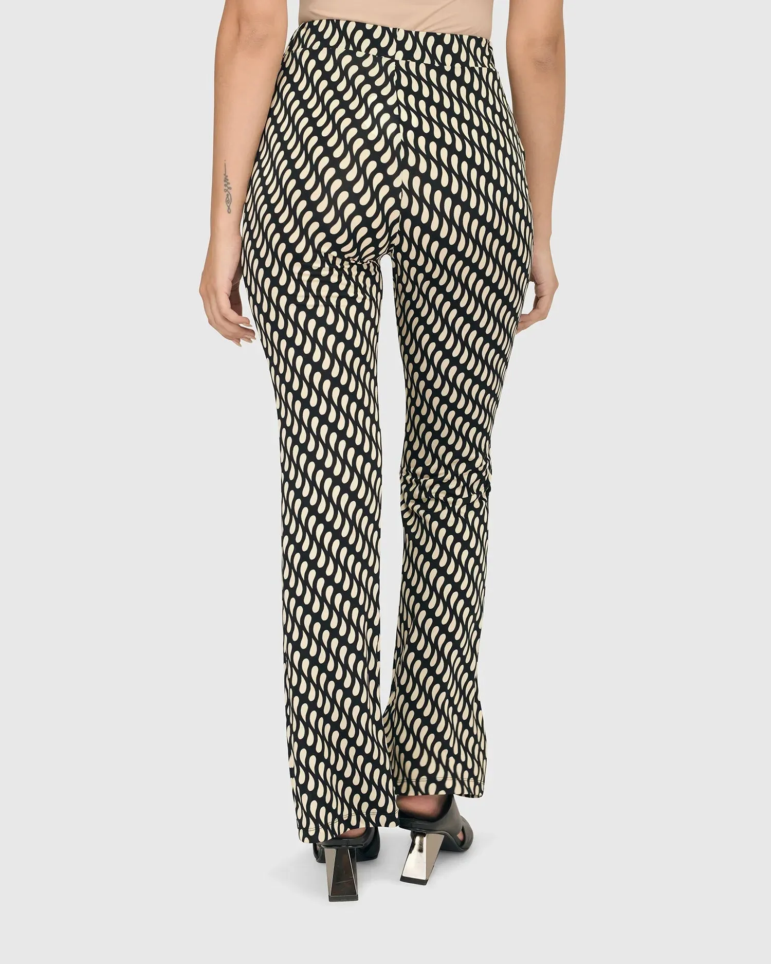 Ana Bootleg Flare Pants, Droplets