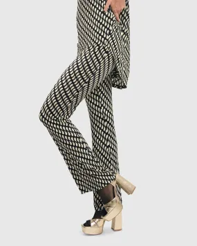 Ana Bootleg Flare Pants, Droplets