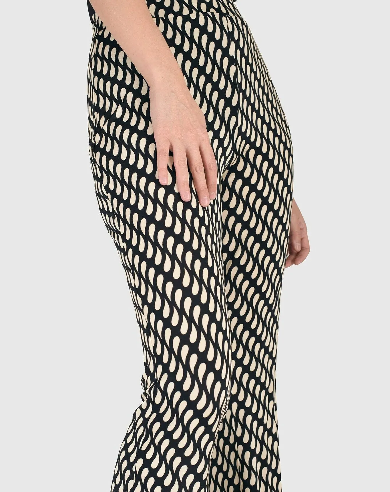 Ana Bootleg Flare Pants, Droplets