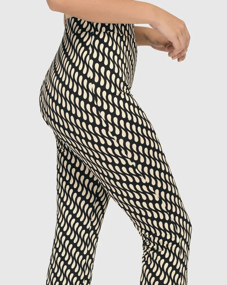 Ana Bootleg Flare Pants, Droplets