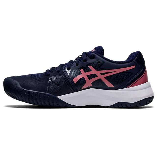 Asics Womens Gel Challenger 13 Tennis Shoes - Peacoat/Smokey Rose
