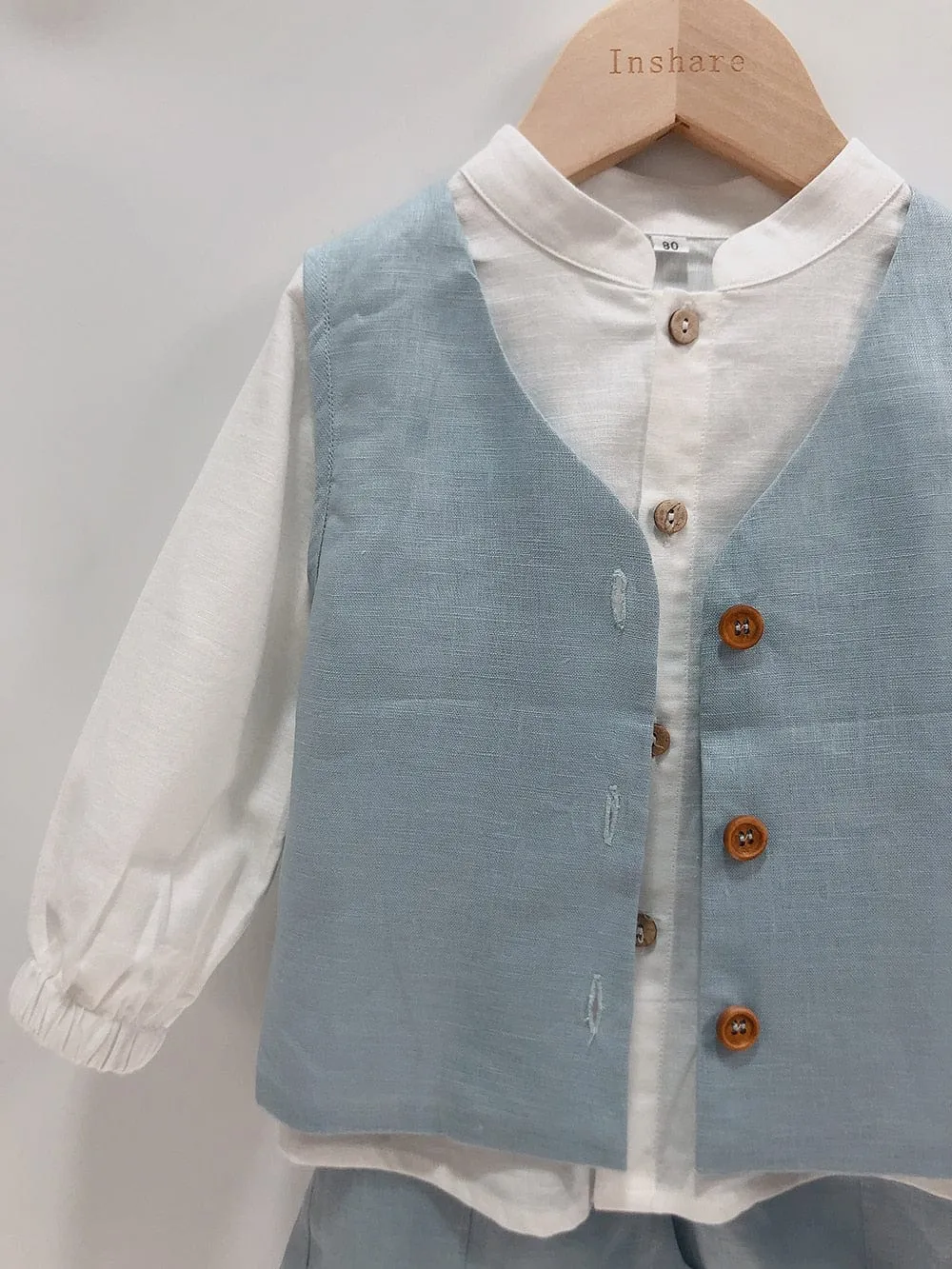 Boys Linen 3 Piece Outfit