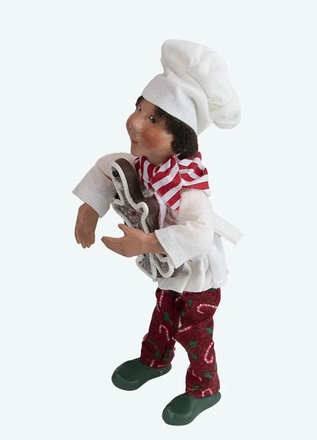 Colonial Byers Choice Christmas Kindle Crumbs Gingerbread Baker Elf K205