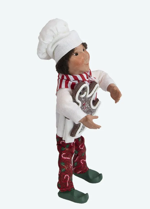 Colonial Byers Choice Christmas Kindle Crumbs Gingerbread Baker Elf K205