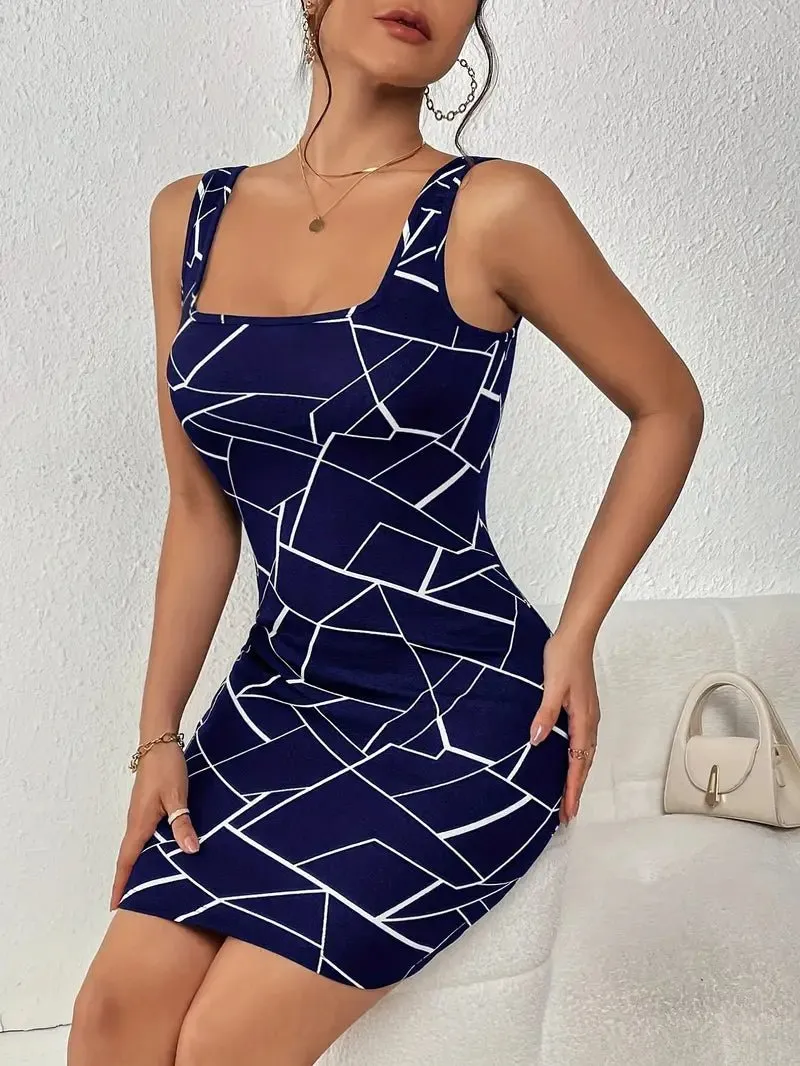 PARKA Slim-fitting Sleeveless Dress