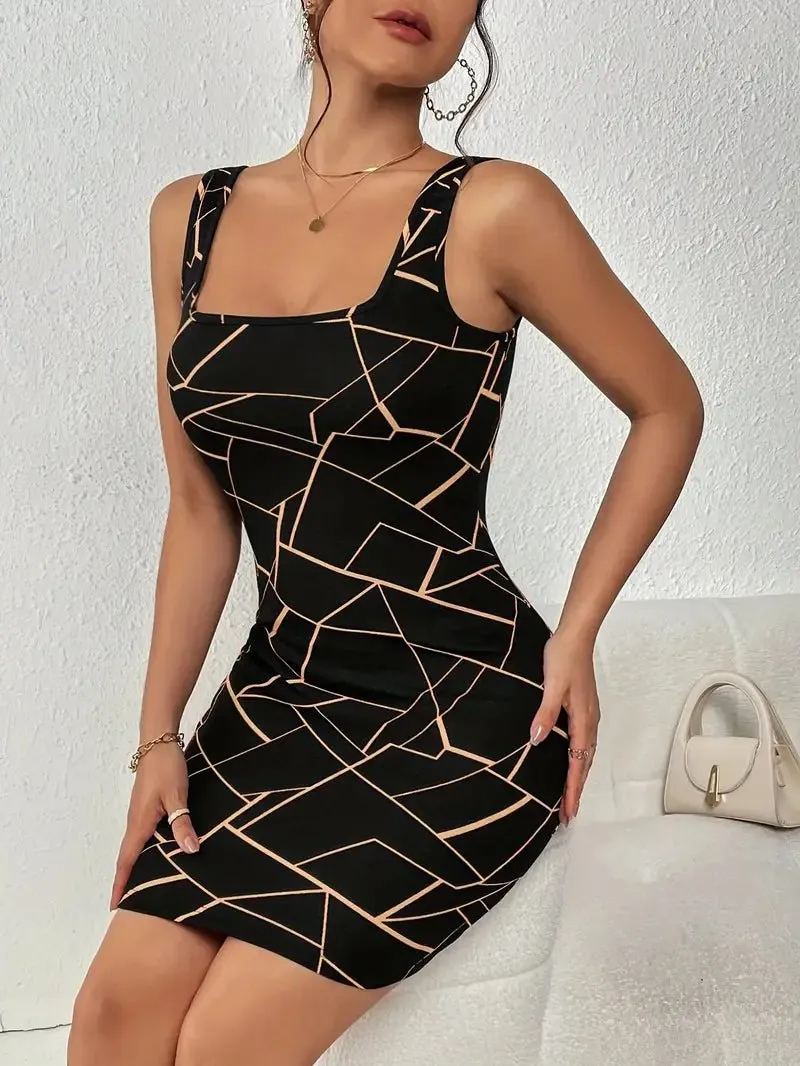 PARKA Slim-fitting Sleeveless Dress