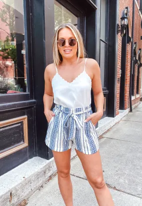 Rome The Streets Linen Shorts