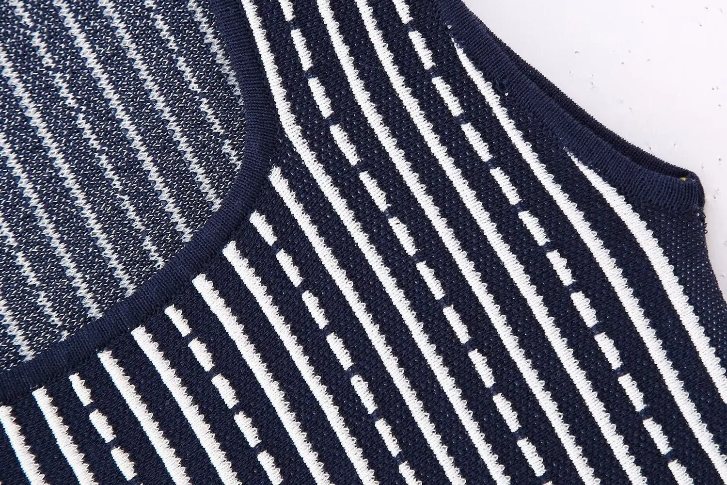 Striped Knit Mini Dress - Final Sale