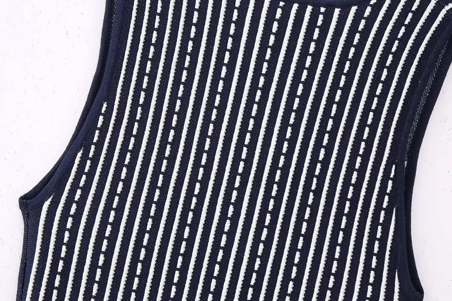 Striped Knit Mini Dress - Final Sale