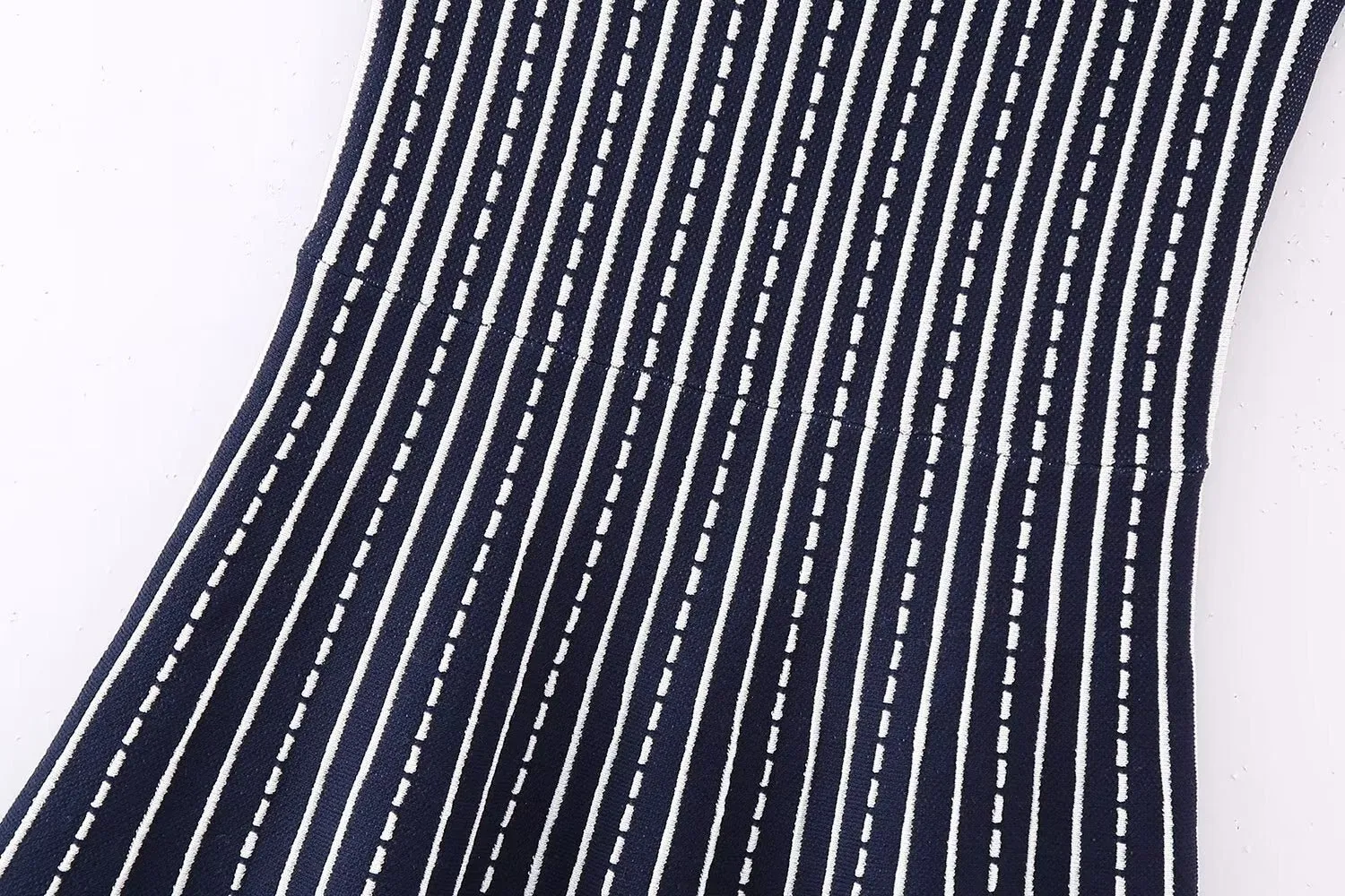 Striped Knit Mini Dress - Final Sale