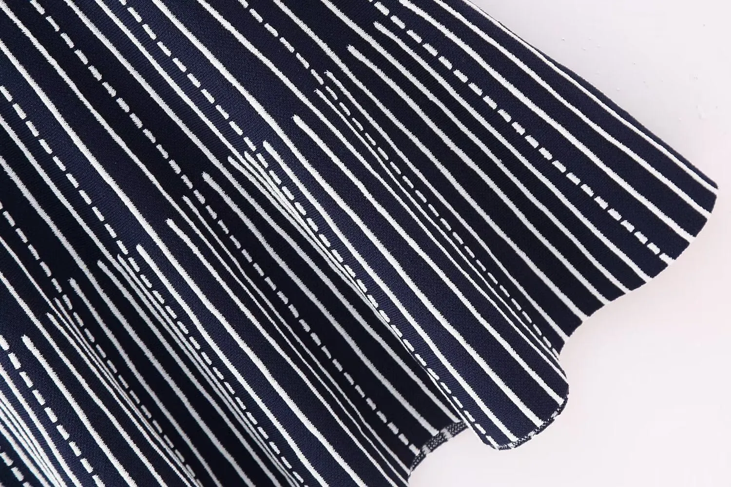 Striped Knit Mini Dress - Final Sale