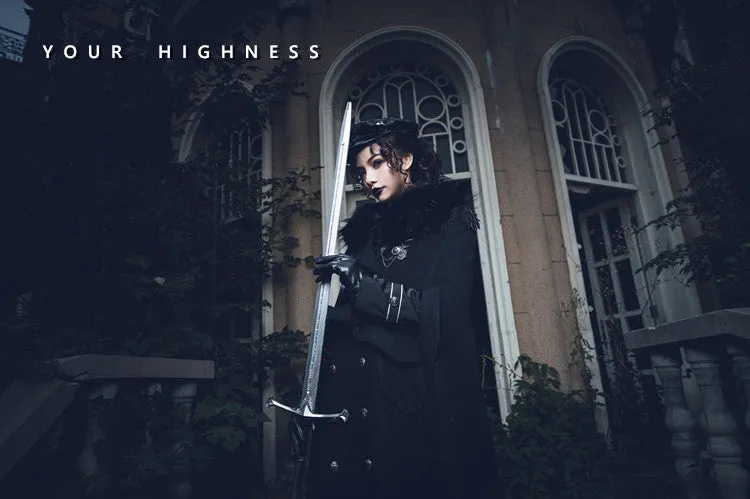 YourHighness~Gothic Lolita Suits Red Black Coat and SK