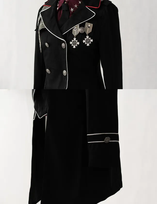 YourHighness~Gothic Lolita Suits Red Black Coat and SK