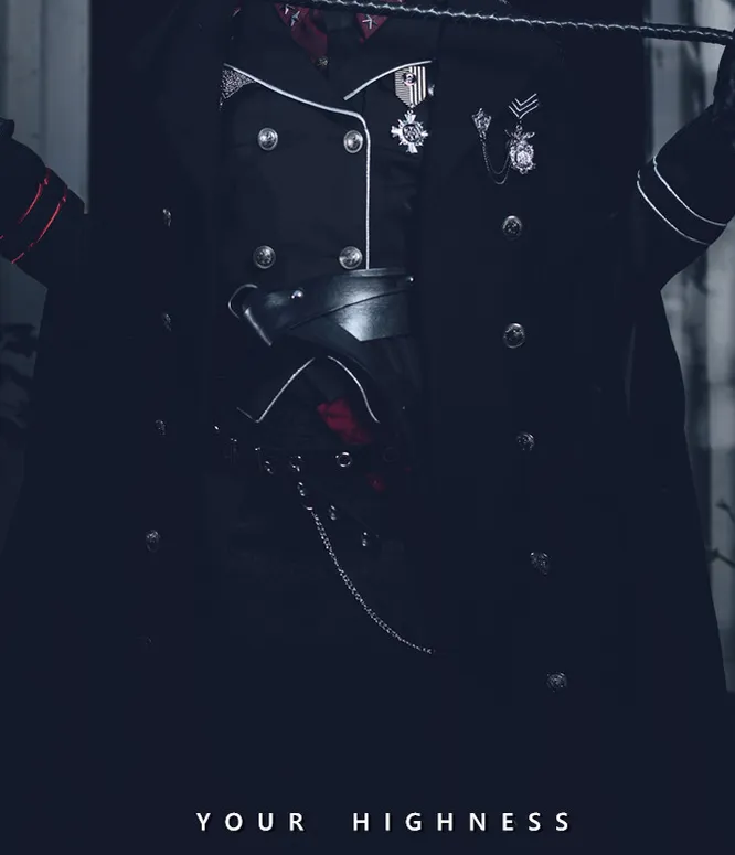 YourHighness~Gothic Lolita Suits Red Black Coat and SK