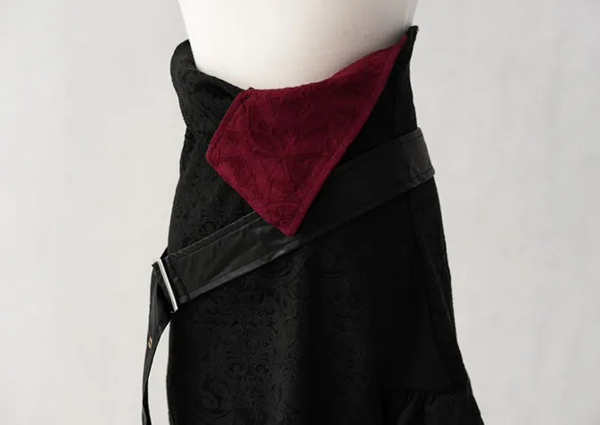 YourHighness~Gothic Lolita Suits Red Black Coat and SK
